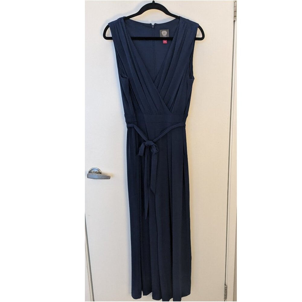 Vince Camuto Wide Leg Wrap Jumpsuit L